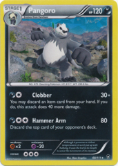 Pangoro 68/111 Cracked Ice Holo Promo - Theme Deck Exclusive